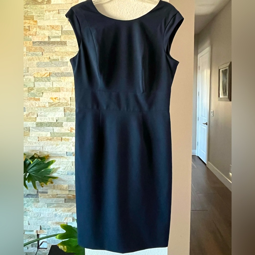 Navy Sheath Dress- The Limited Collection